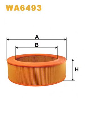 WIX FILTERS wa6493 -  Воздушный фильтр